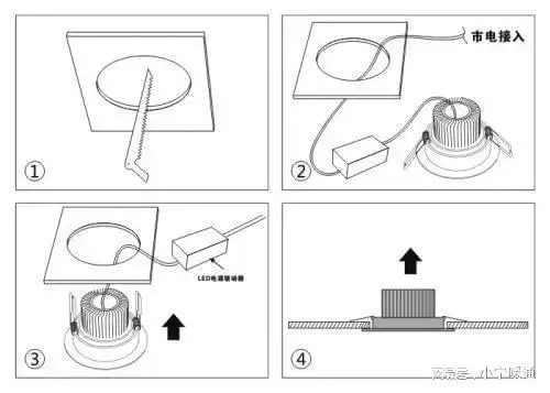 筒灯直径一般都有多大规格的在安装时如何来选择其瓦数呢