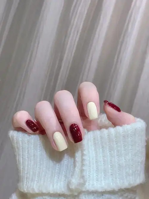 跳色满满圣诞感 超显气质的深红色 爱了爱了 色号:c36复古红c37奶白色