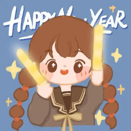 情侣头像 2021新年手绘情侣头像扫描到手机 新年图片手绘图片可爱壁纸