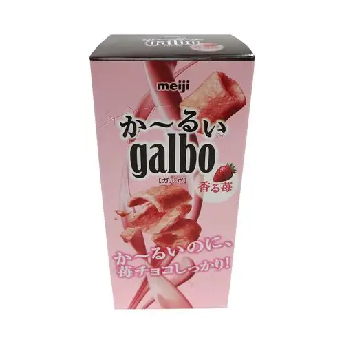 明治galbo草莓朱古力脆粒36g(盒装) - 零食蜜语