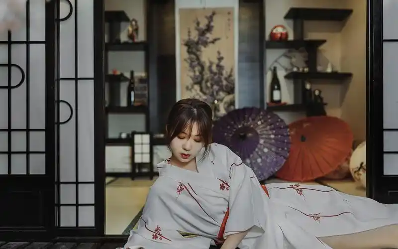 漂亮养眼的和服女生优雅写真,高清图片,电脑桌面-壁纸族