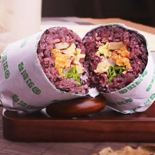 糯米台湾饭团专用米白混合泰国紫米2斤装大米