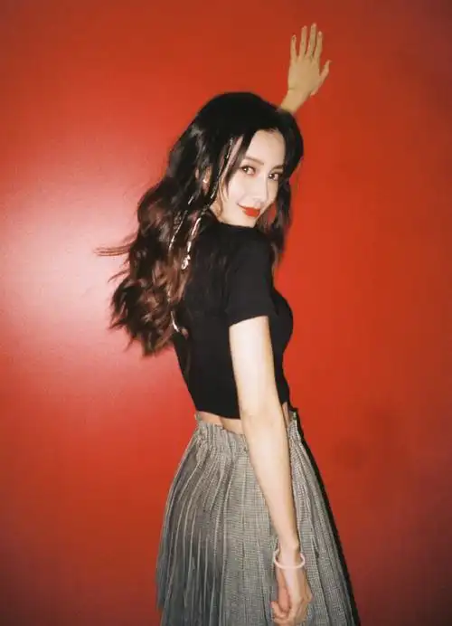 > angelababy日系胶片俏皮写真图片(5/9)