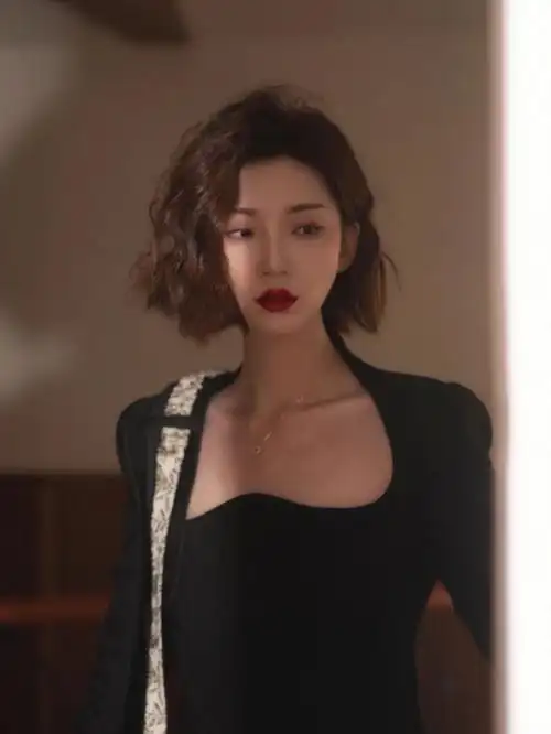 短发发型合集00复古日系短卷发