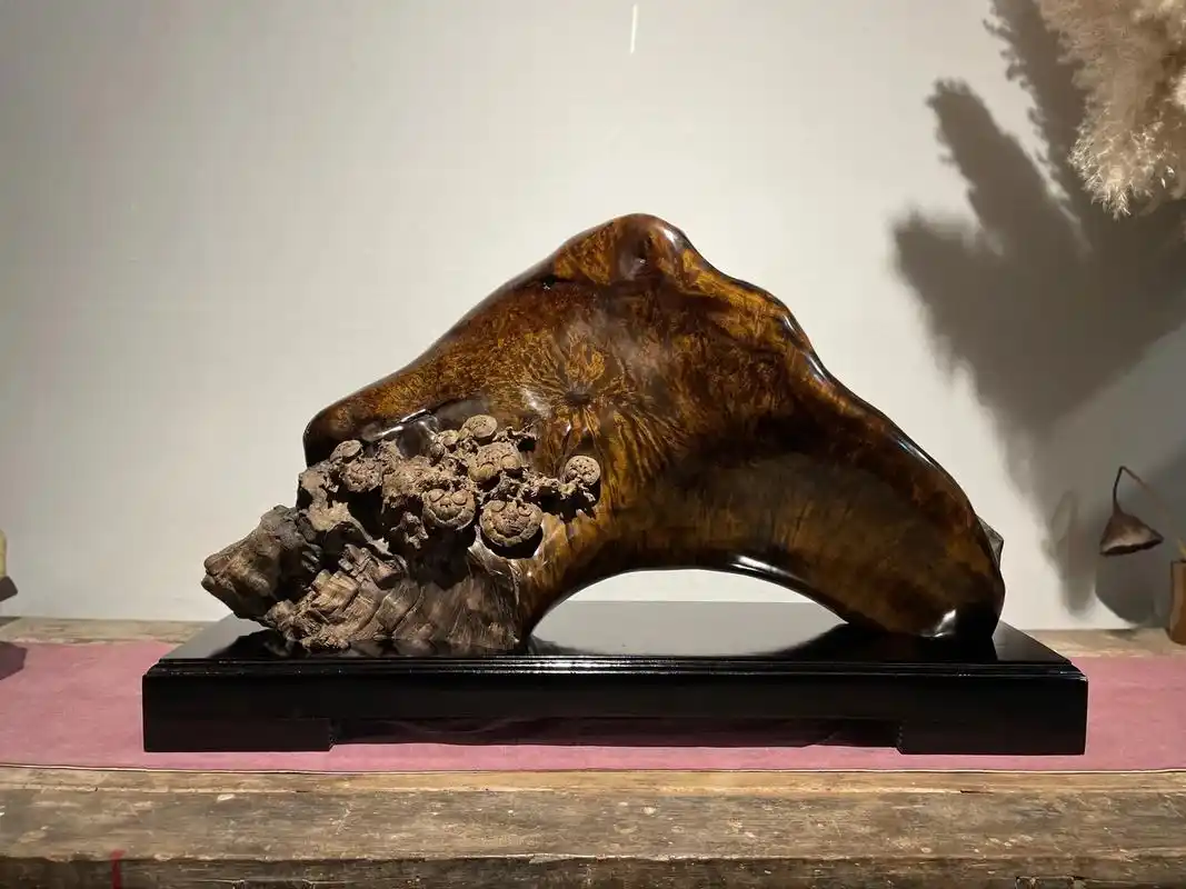 金丝楠乌木摆件手工雕刻林芝