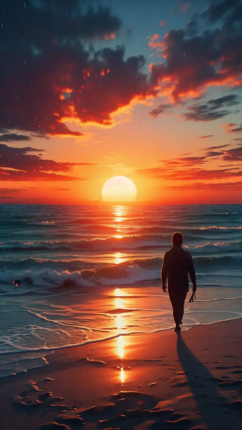 93这组海边背影壁纸或许能带你穿越到那片梦幻的海岸.