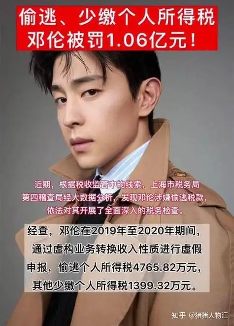 邓伦巅峰之后的坠落从当红小生到偷税漏税的风波