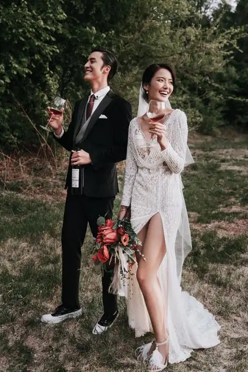 超有感觉的ins风森系婚纱照深圳婚纱照