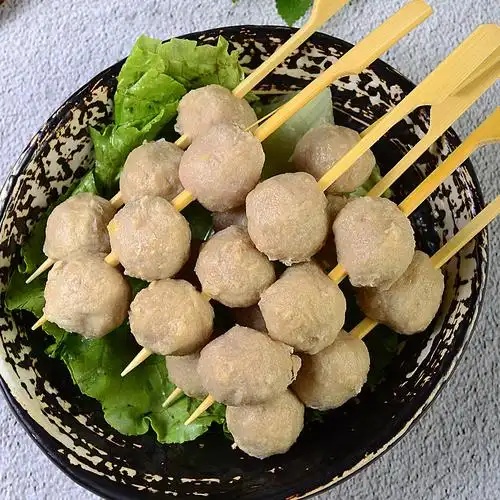 关东煮食材贡丸10串360g火锅串串香麻辣烫便利店批发供应商鱼丸