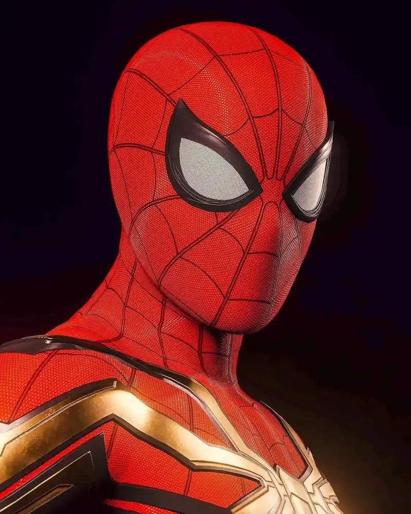 蜘蛛侠的侧颜杀… #送你一张壁纸 #漫威英雄 #壁纸 #蜘蛛 - 抖音