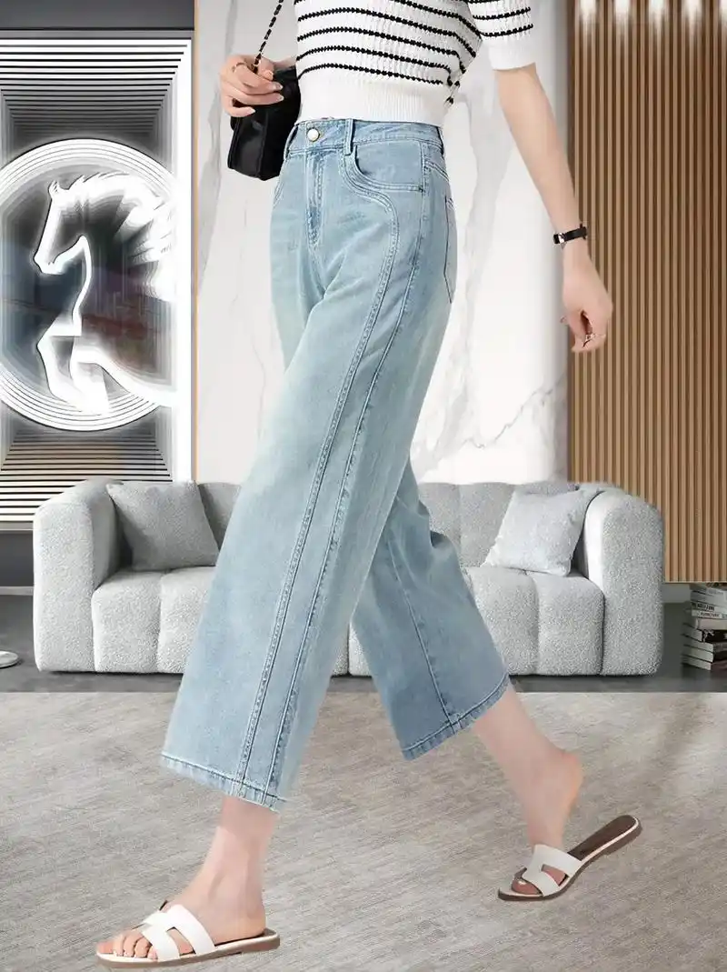 新款牛仔裤闪亮登场.夏日薄款天丝材质,清爽宜人