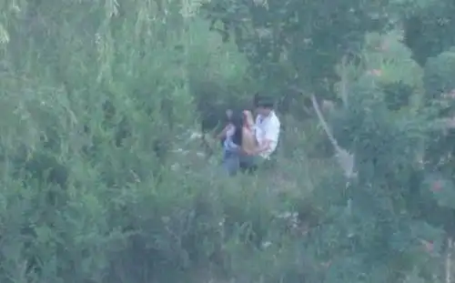 台湾情侣列车上夸张亲热 半裸下身当众嘿咻(组图)