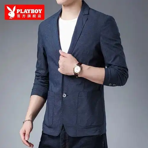 帅气男装男士小西服春秋季外套新款休闲上衣官方商务正装