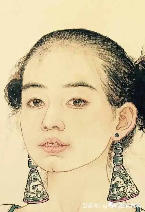 当代画家吴玉亮先生工笔人物画艺术赏析