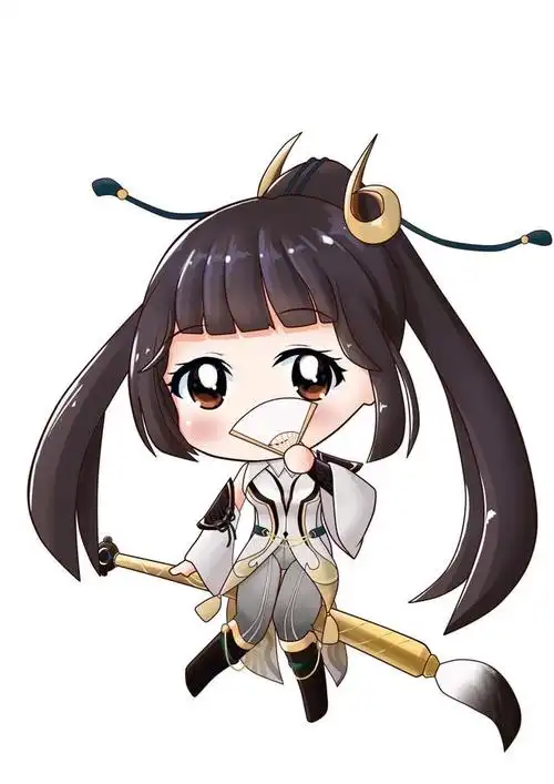 王者荣耀头像:q版婉儿画法,图解,绘画步骤,一看就会!