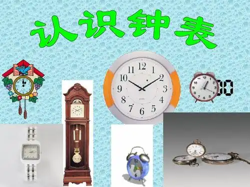 认识时钟半点ppt