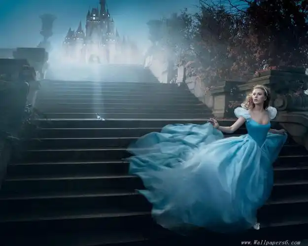 一件代发 外贸童装2015欧美女童灰姑娘公主裙中小童夏款连衣裙