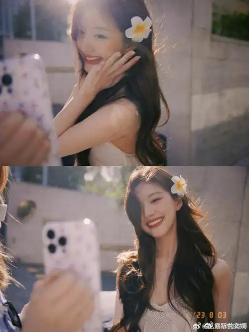 赵露思好圆的丸子头##阳光也偏爱赵露思