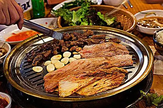 韩国,烧烤,餐馆,首尔