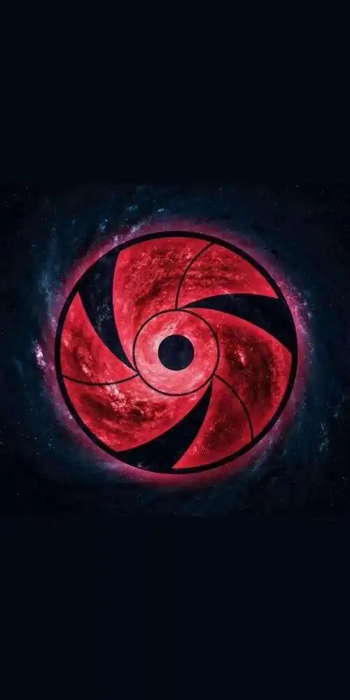 壁纸 宇智波精选火影轮回眼写轮眼 抖音睁眼壁纸