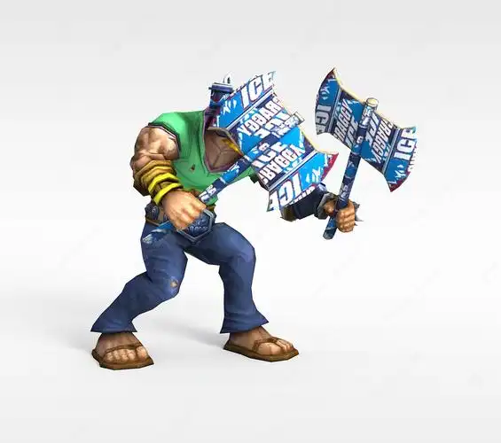 lol奥拉夫狂战士模型