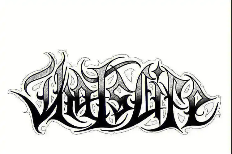 纹身  #纹身设计  #花体字  #花体字纹身  #手写花体英文