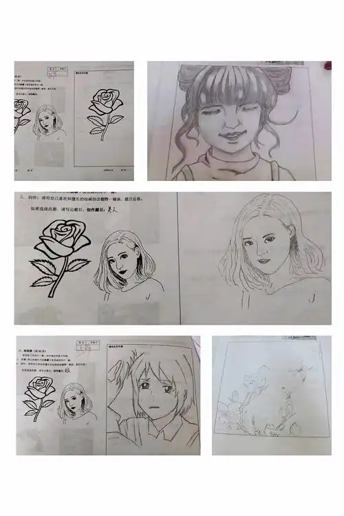 学校2020年秋季学期艺体学科期末考试纪实 写美篇小学抽考内容:水彩画