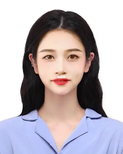 自己p的韩式证件照原图在最后一张