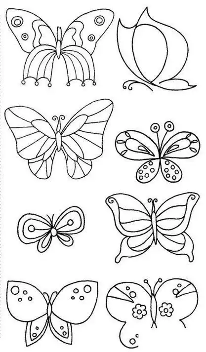 怎样画简笔画可爱蝴蝶