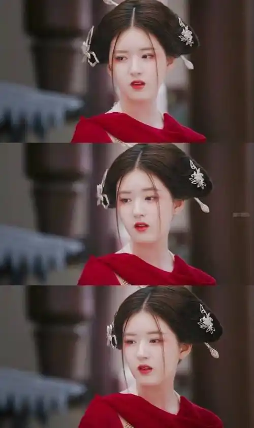 圆脸女神赵露思新剧开播,不走可爱路线,一袭红衣妖魅十足_赵丽颖_网友