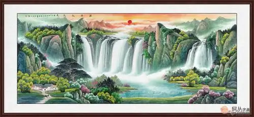 2财源八方来不尽 刘燕姣风水画聚宝盆《财源滚滚来》.jpg