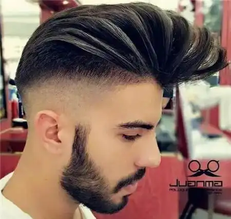 蓬巴杜莫西干发型 让男友高到185cm