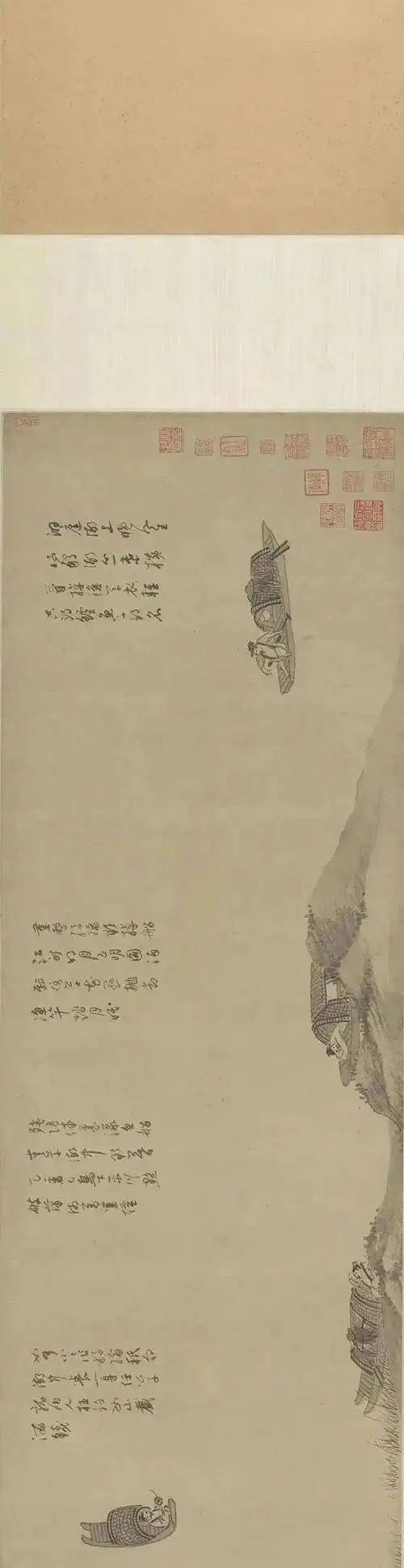 元代吴镇渔父图