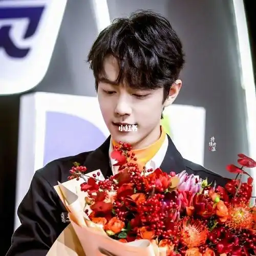 肖战捧花头像超帅94