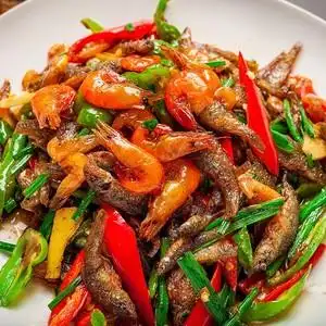 小鱼虾150g湖南特产酒店特色菜原料冷冻半成品食材私房菜湘菜小炒