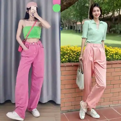 粉色裤子搭配什么颜色上衣?粉色裤子怎么搭配好看_时尚_感觉_是一种