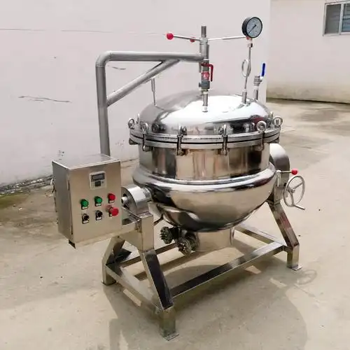 工业用高压蒸煮锅煮肉煮牛腩煮大骨不锈钢快速高效高压力煮锅