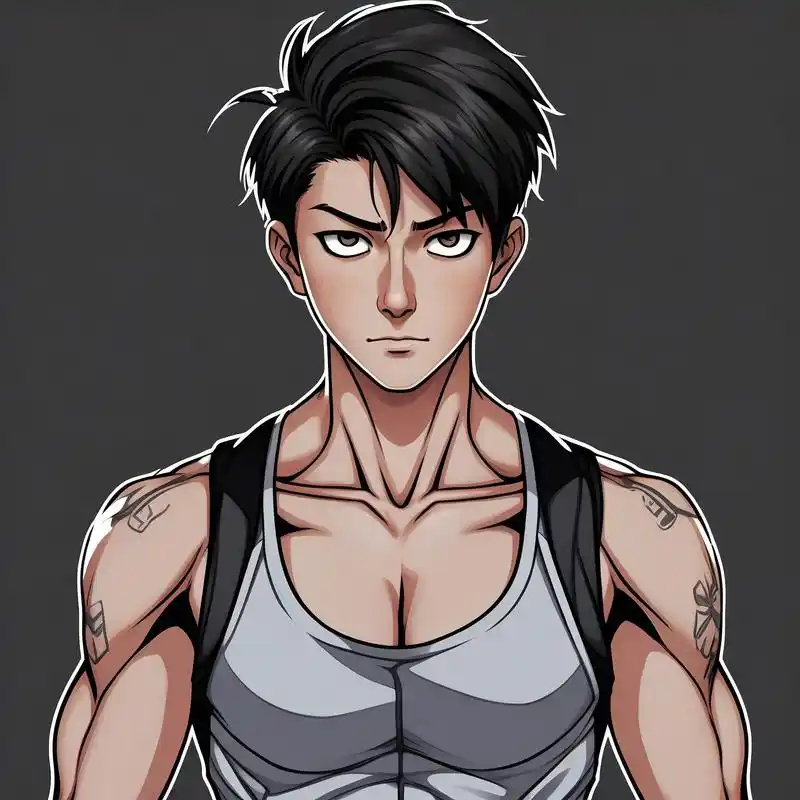 94男生腹肌头像来袭97