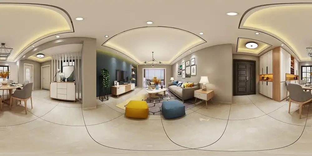 现代风全景|空间|室内设计|西橘效果图 - 原创作品 - 站酷 (zcool)