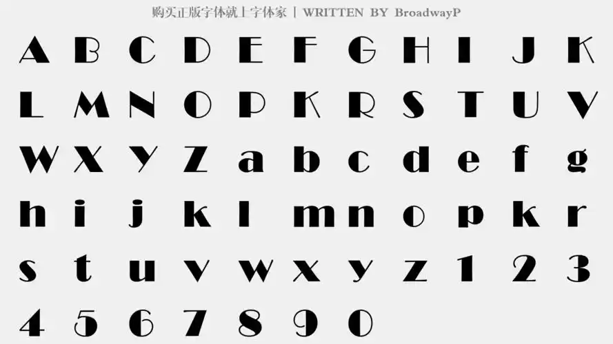 broadwayp免费字体下载 - 英文字体免费下载尽在字体家