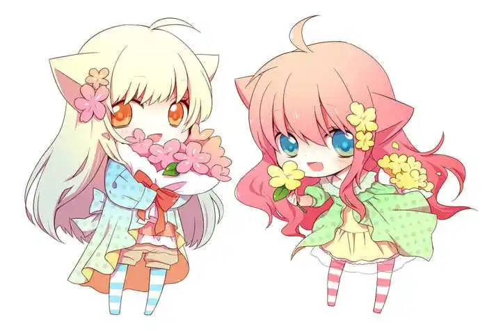 少女q版可爱漫画图片