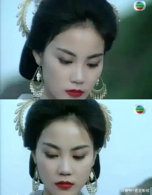 王菲早期拍摄清装照,雍容华贵娘娘范十足,身旁男子表情抢镜