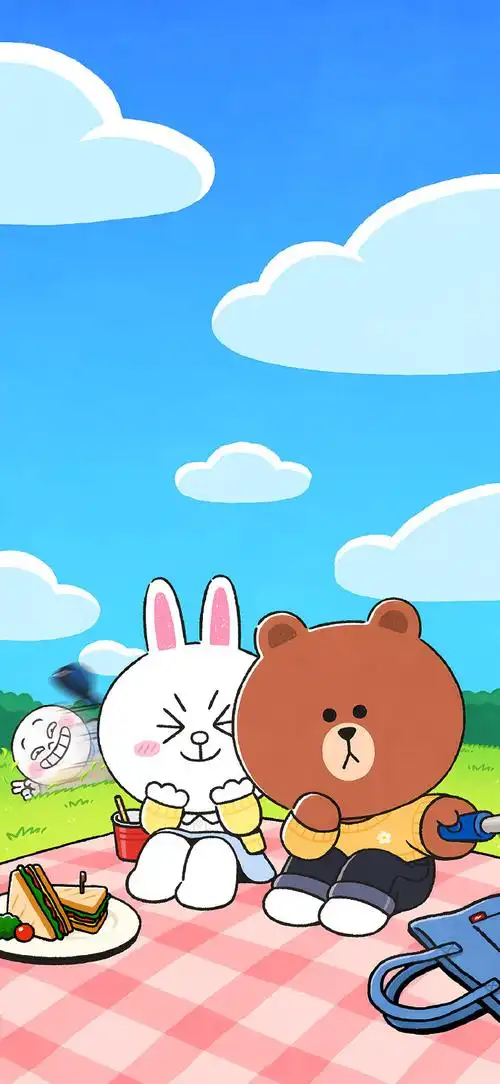 布朗熊 手机壁纸