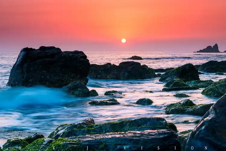 标题:慢门海景一组