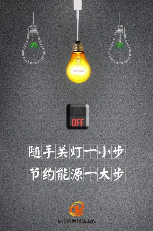 原创海报▎节能降耗绿色共享