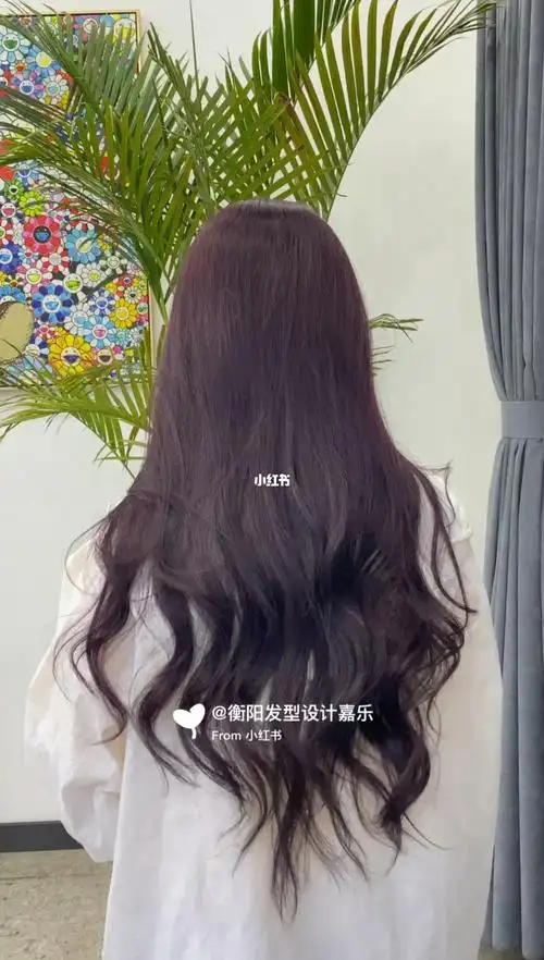 不用漂的紫色头发紫罗兰发色紫色发色