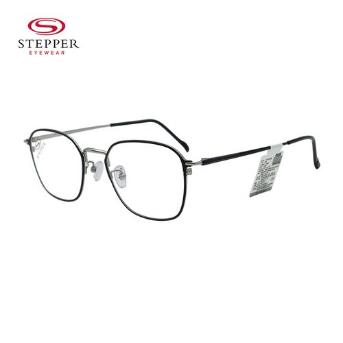 stepper思柏 眼镜框男女款轻商务时尚全框钛材远近视眼镜架si-71042-f