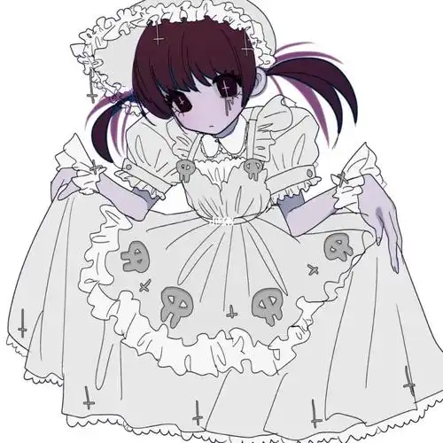 原创小幽灵萝莉画画