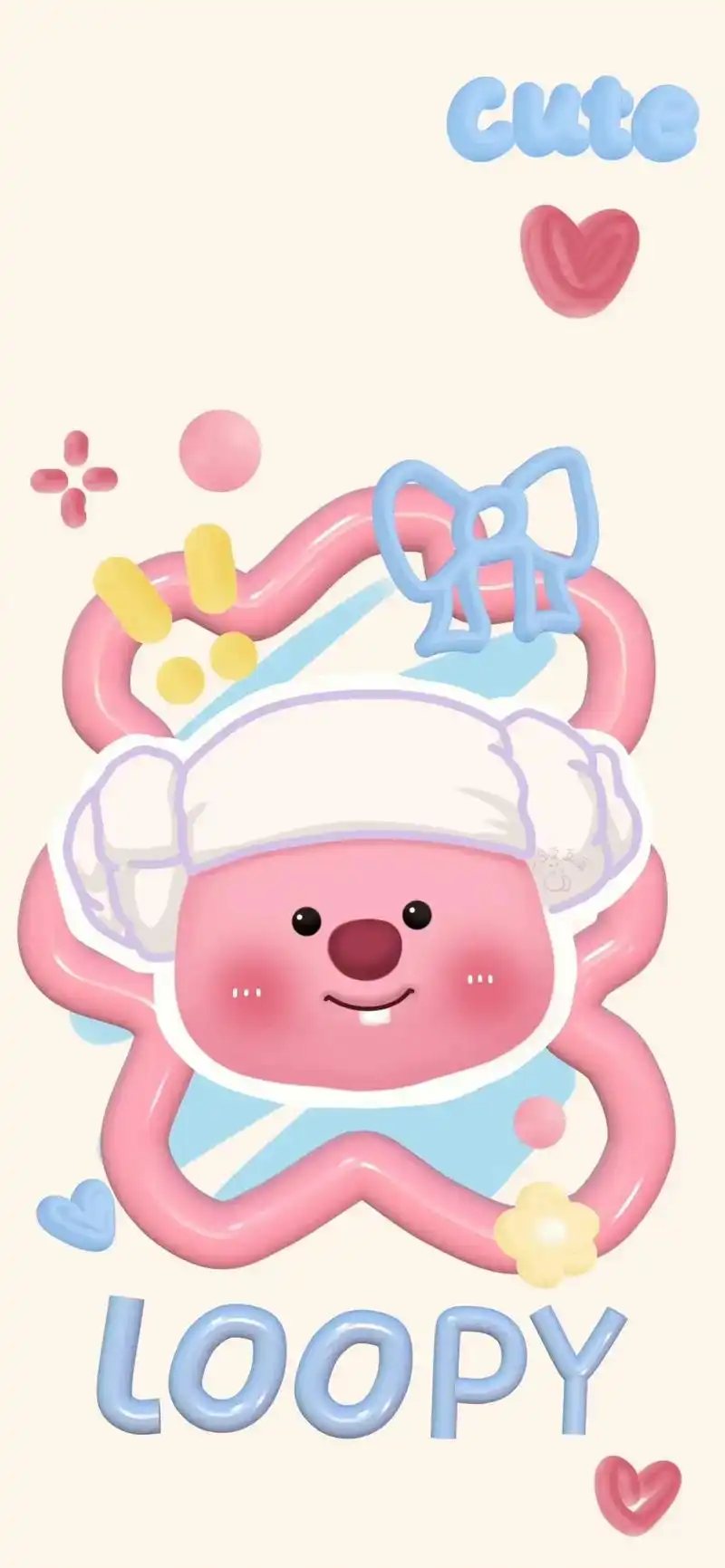 壁纸|可爱小海狸露比壁纸.#欢迎取图 #手机墙纸 #屏保该换 - 抖音