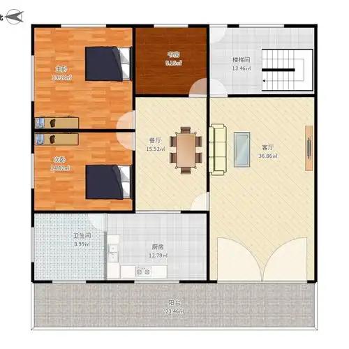 一层平面图(一层)楼盘风水分析,一层平面图(一层)小区房屋风水分析